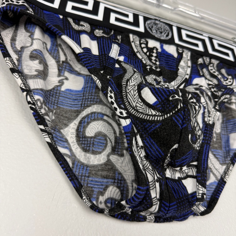 Versace Printed Pattern Logo Underwear Briefs - image 4